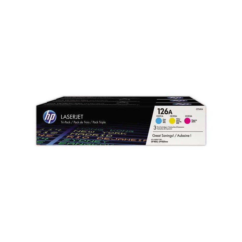 HP CF341A toner  x3 - Fiducial