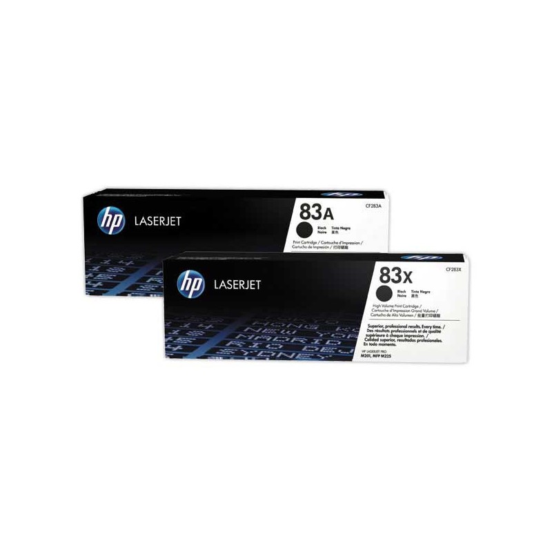 HP 83X CF283X toner noir Grande capacité  - Fiducial