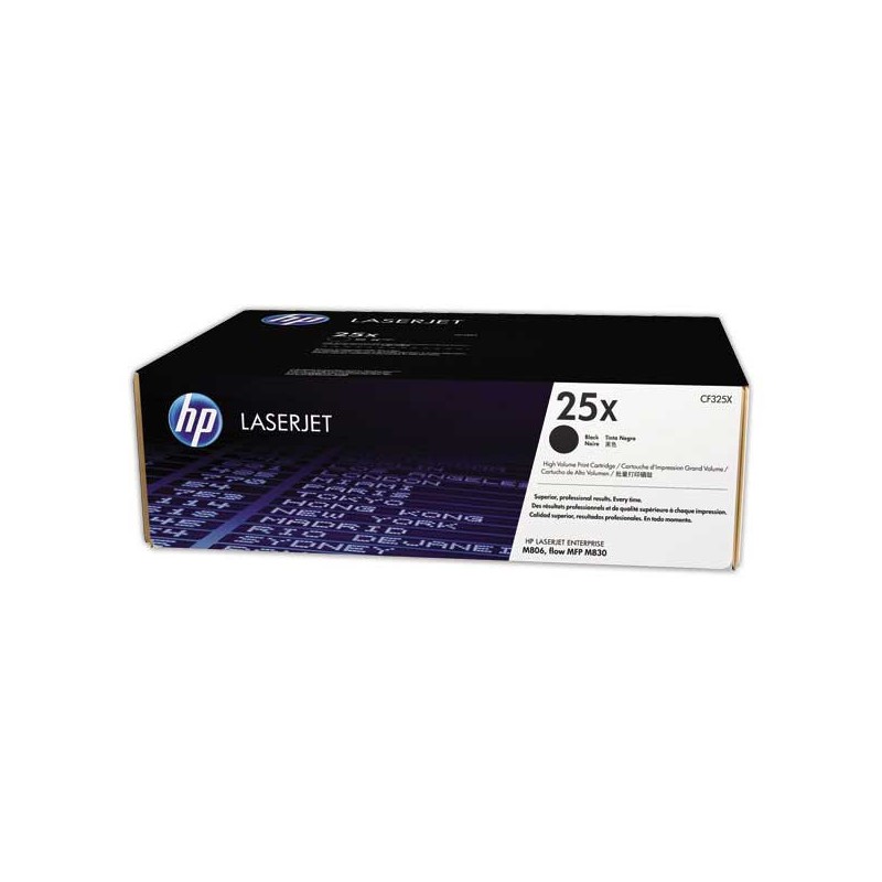 HP 25X CF325X toner noir Grande capacité  - Fiducial