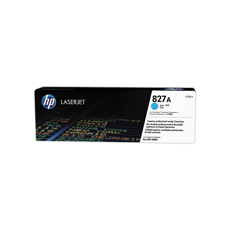 HP 827A CF301A toner cyan  - Fiducial