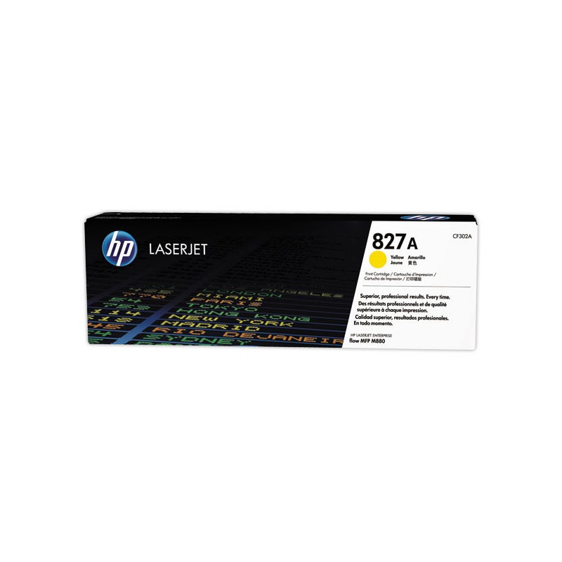 HP 827A CF302A toner jaune  - Fiducial