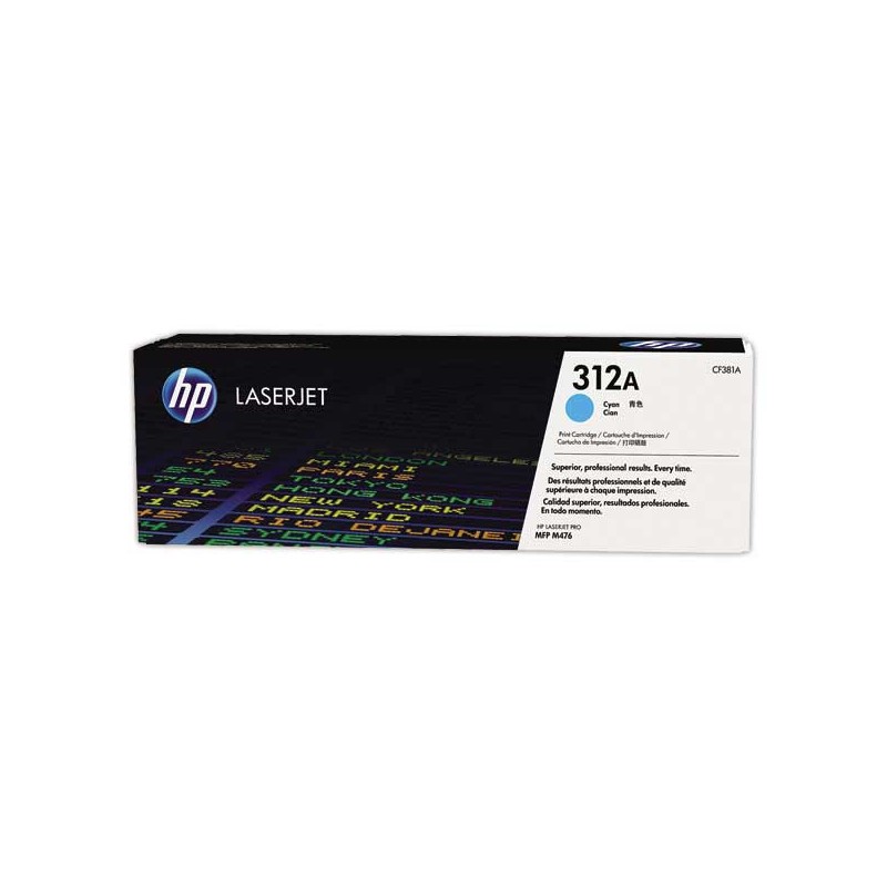 HP 312A CF381A toner cyan  - Fiducial