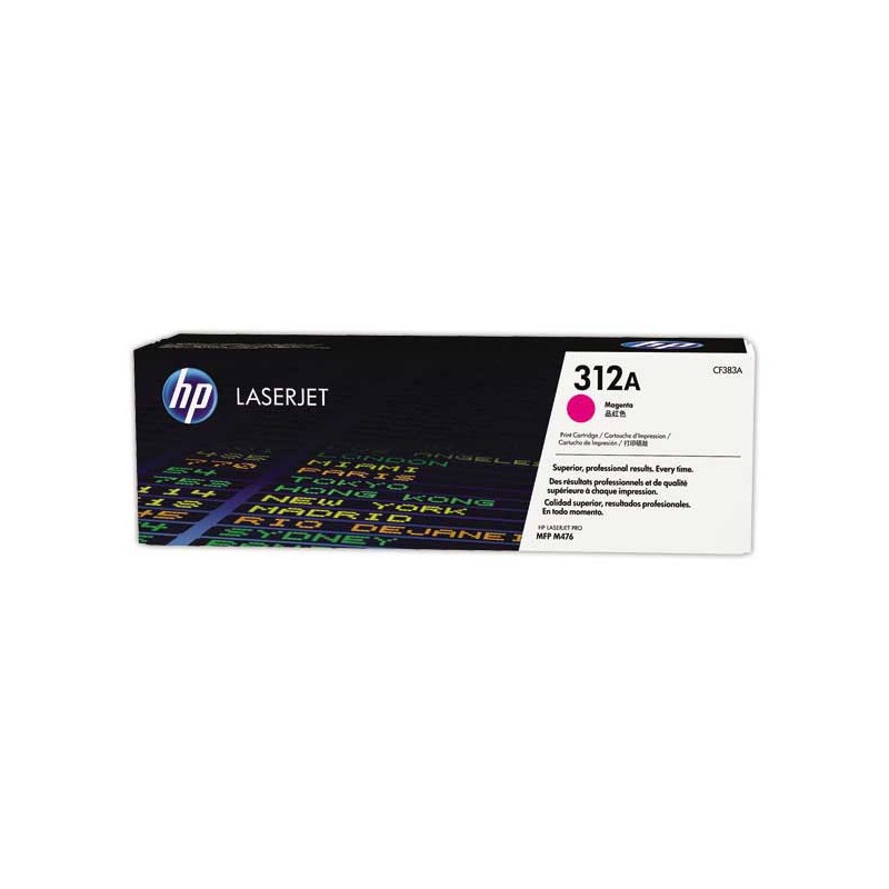 HP 312A CF383A toner magenta  - Fiducial