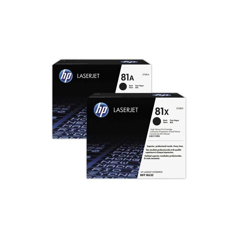 HP 81A CF281A toner noir  - Fiducial