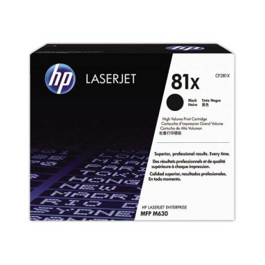 HP 81X CF281X toner noir Grande capacité  - Fiducial