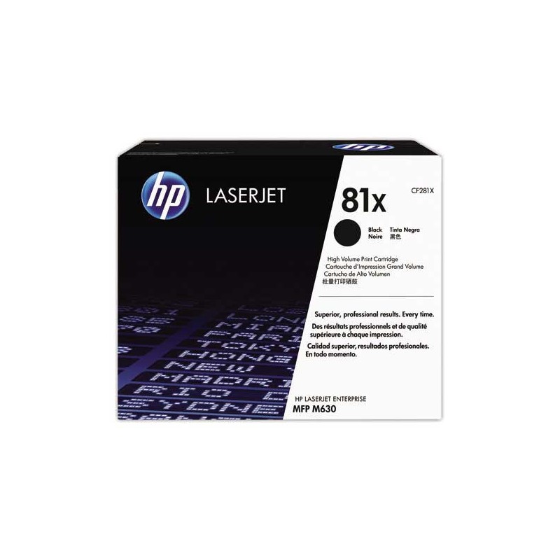 HP 81X CF281X toner noir Grande capacité  - Fiducial