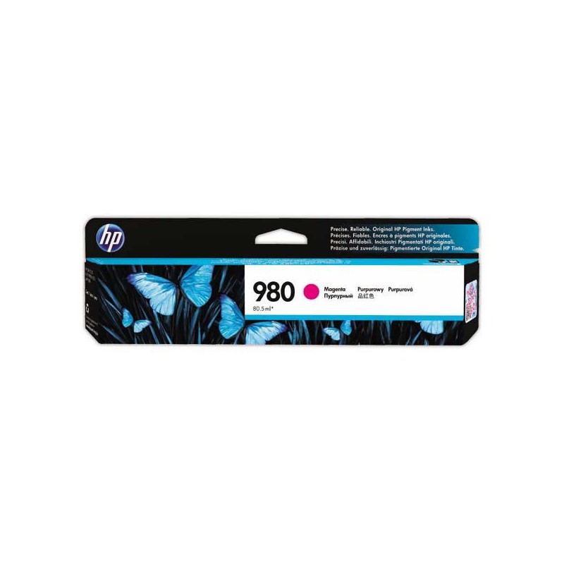 HP 980 cartouche d'encre magenta D8J08A  - Fiducial