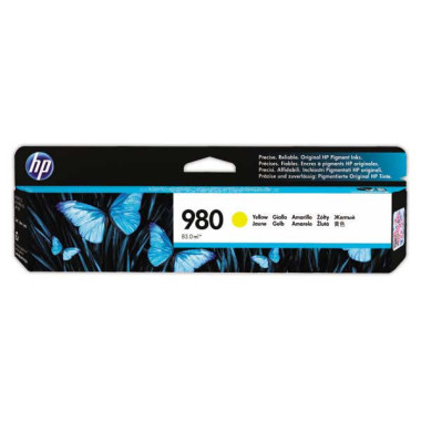 HP 980 cartouche d'encre jaune D8J09A  - Fiducial