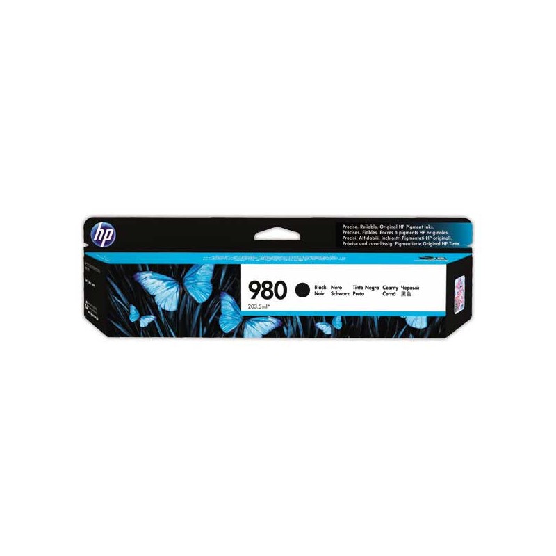 HP 980 cartouche d'encre noire D8J10A  - Fiducial
