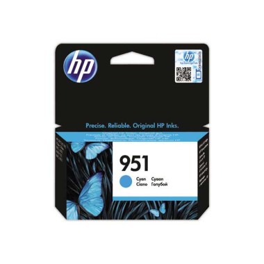HP 951 cartouche d'encre cyan CN050AE  - Fiducial