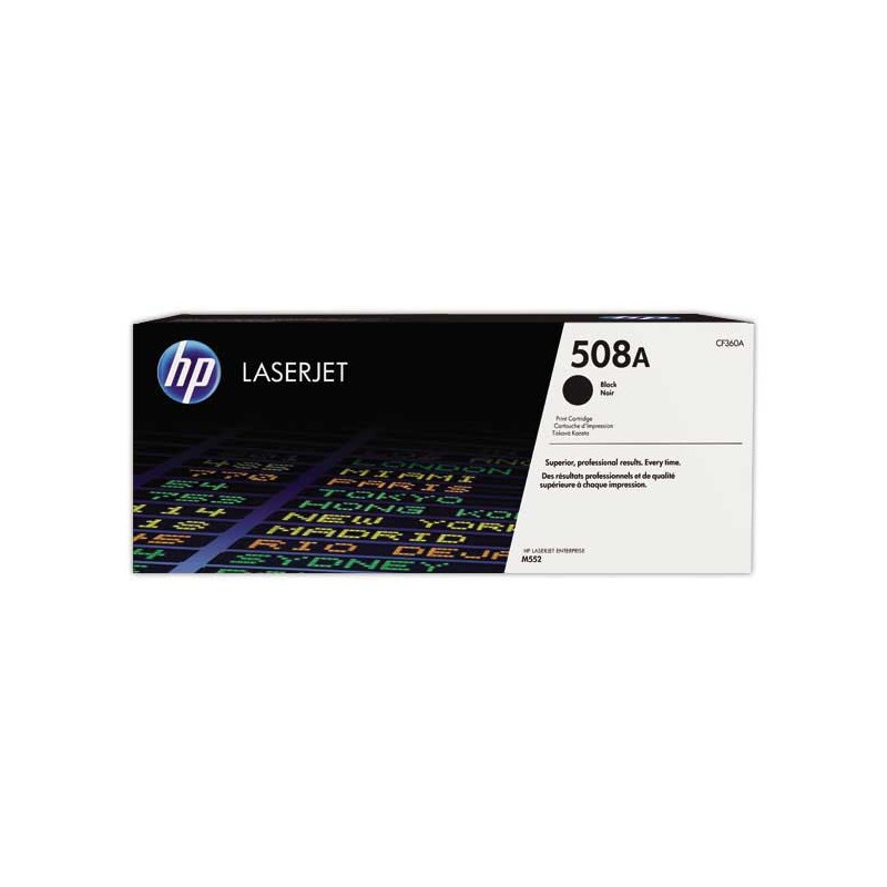HP 508A CF360A toner noir  - Fiducial