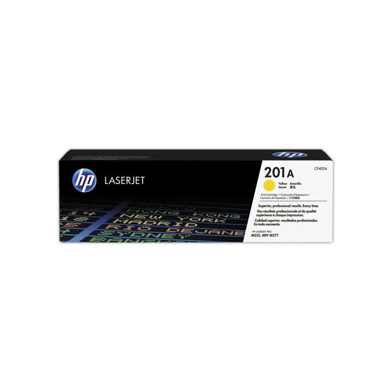 HP 201A CF402A toner jaune  - Fiducial
