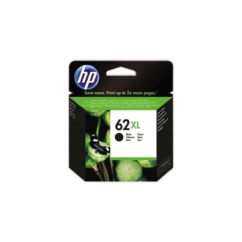 HP 62XL cartouche d'encre noire C2P05AE  - Fiducial