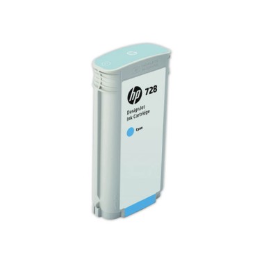 HP 728 cartouche d'encre cyan F9J67A 130 ml  - Fiducial