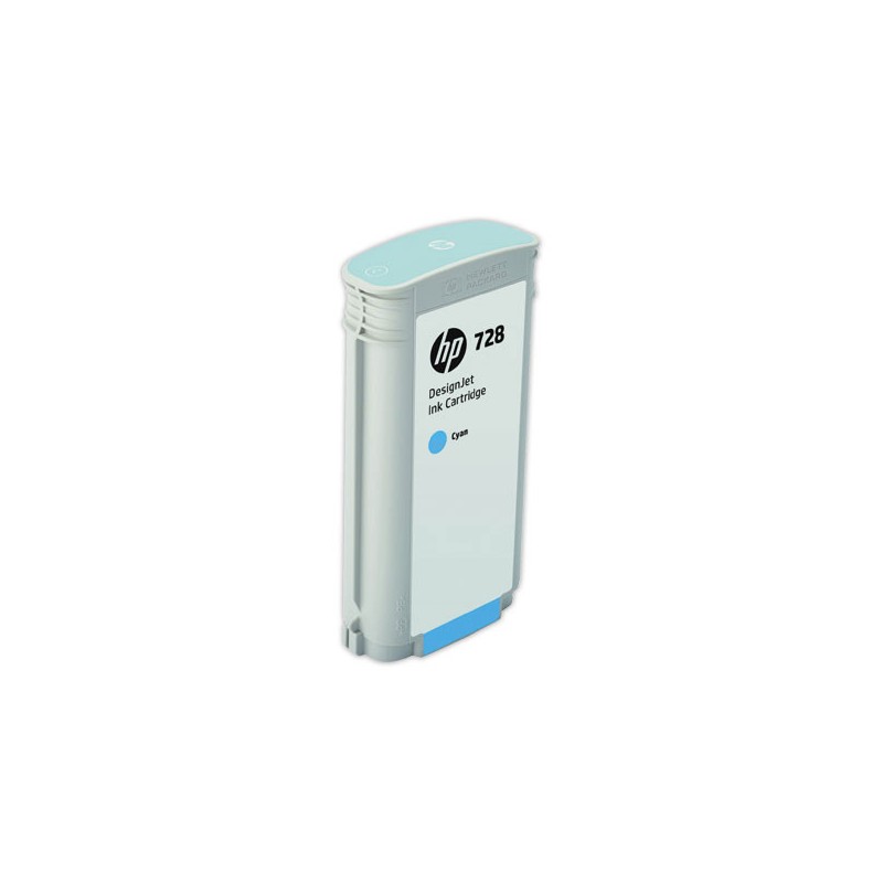 HP 728 cartouche d'encre cyan F9J67A 130 ml  - Fiducial