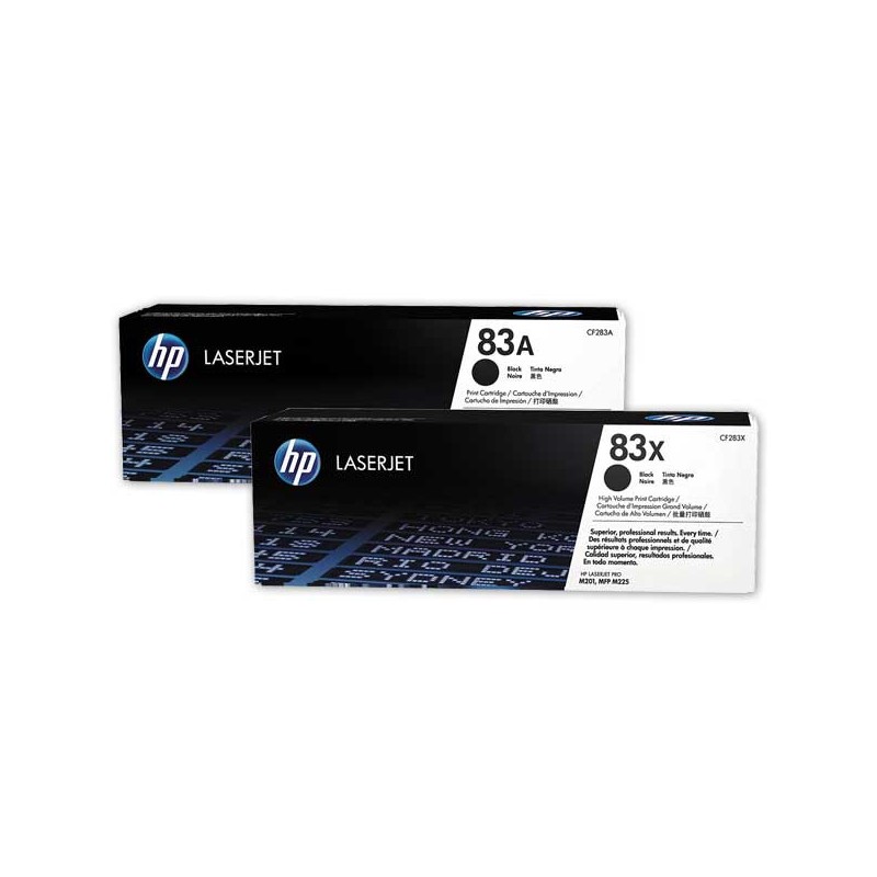 HP CF283AD pack de 2 toners noirs  - Fiducial