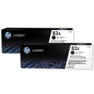 HP CF283AD pack de 2 toners noirs  - Fiducial