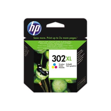 HP 302XL cartouche d'encre 3 couleurs F6U67AE  - Fiducial