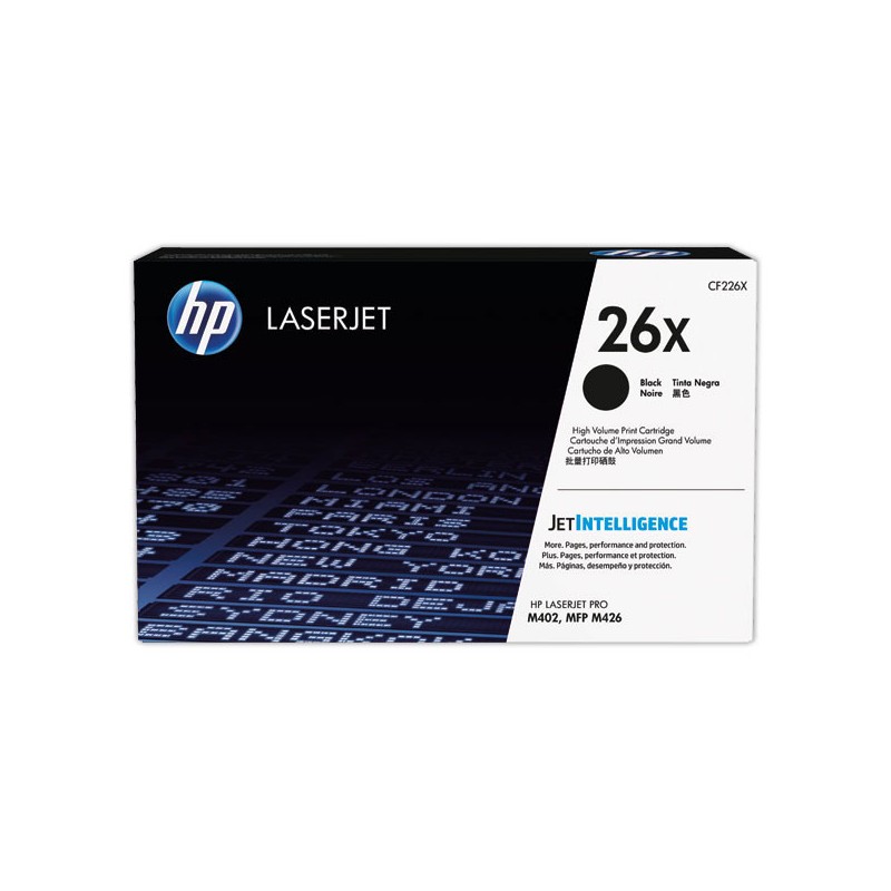 HP 26X CF226X toner noir Grande capacité  - Fiducial