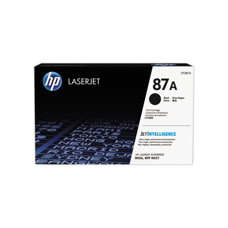 HP 87A CF287A toner noir  - Fiducial