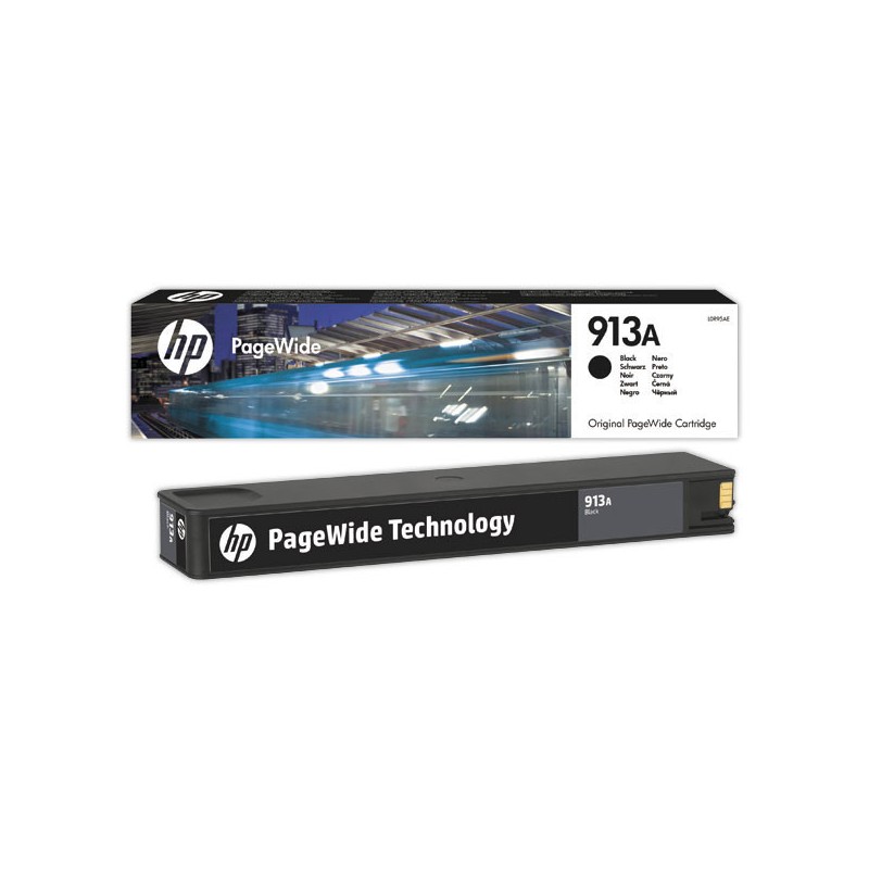 HP 913 cartouche d'encre noire L0R95AE  - Fiducial