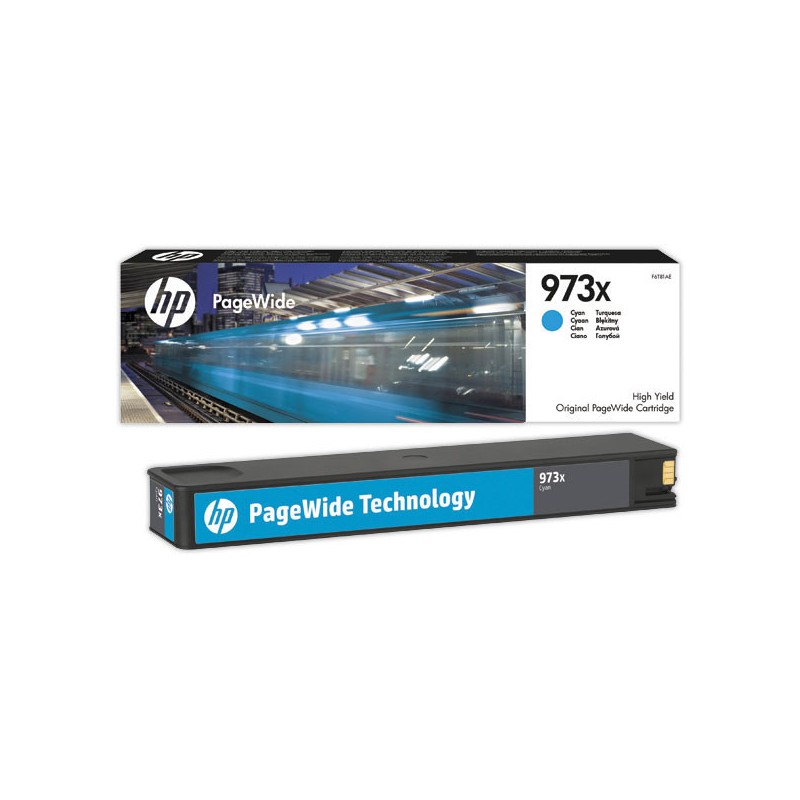 HP 973XL cartouche d'encre cyan F6T81AE  - Fiducial