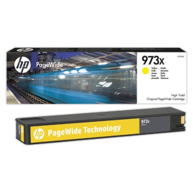 HP 973XL cartouche d'encre jaune F6T83AE  - Fiducial