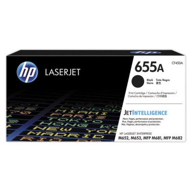 HP 655A CF450A toner noir  - Fiducial