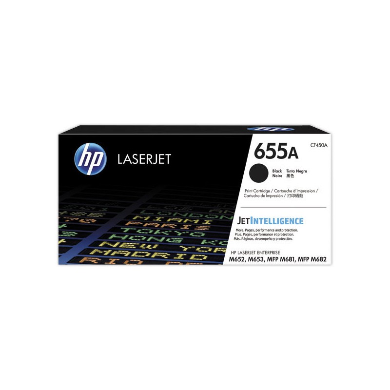 HP 655A CF450A toner noir  - Fiducial