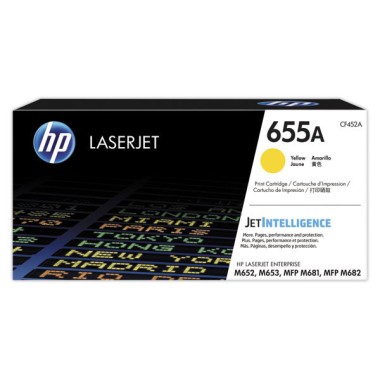HP 655A CF452A toner jaune  - Fiducial