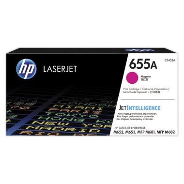 HP 655A CF453A toner magenta  - Fiducial