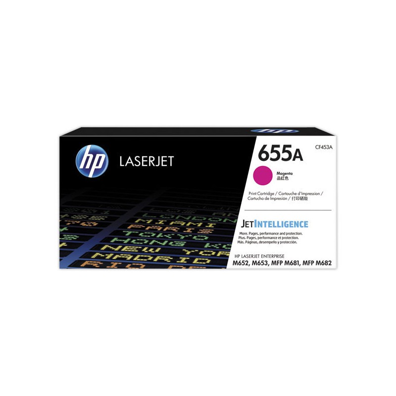 HP 655A CF453A toner magenta  - Fiducial