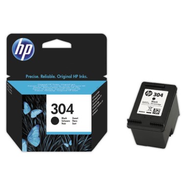 HP 304 cartouche d'encre noire N9K06AE  - Fiducial