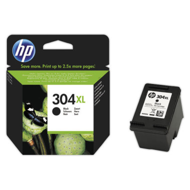 HP 304XL cartouche d'encre noire N9K08AE  - Fiducial