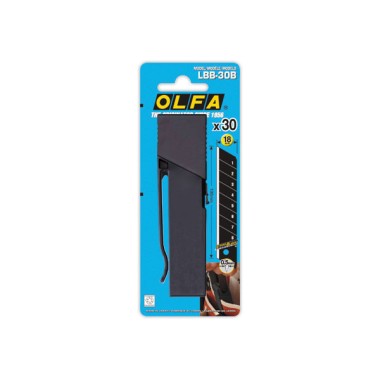 lames pour cutter - lames sécables noires de 18 mm  x30 - Fiducial