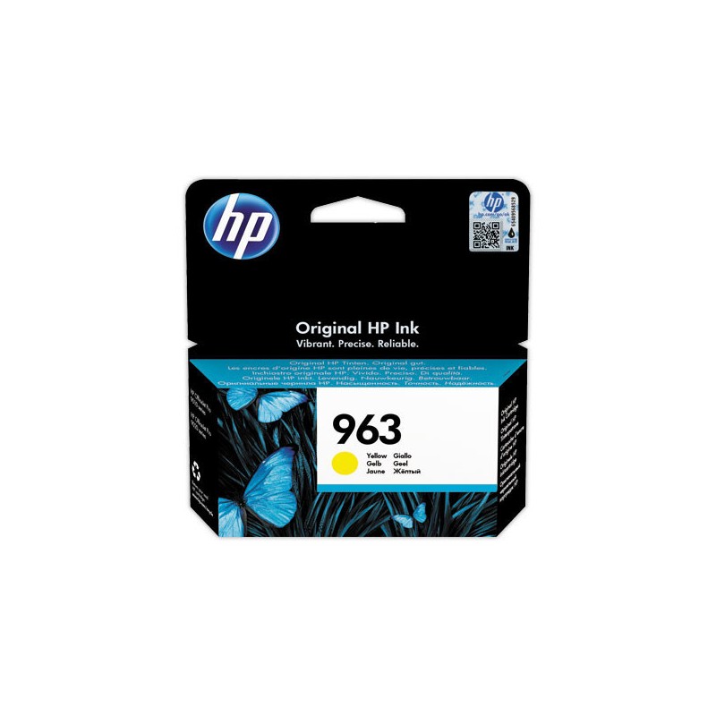 HP 963 cartouche d'encre jaune 3JA25AE  - Fiducial