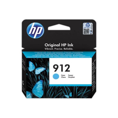 HP 912 cartouche d'encre cyan 3YL77AE  - Fiducial