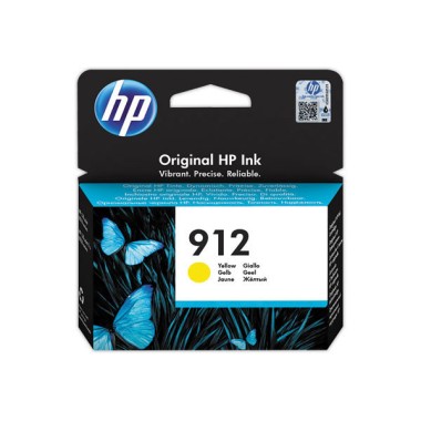 HP 912 cartouche d'encre jaune 3YL79AE  - Fiducial