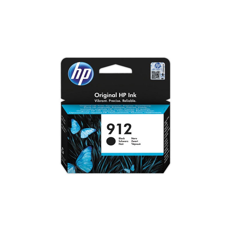 HP 912 cartouche d'encre noire 3YL80AE  - Fiducial