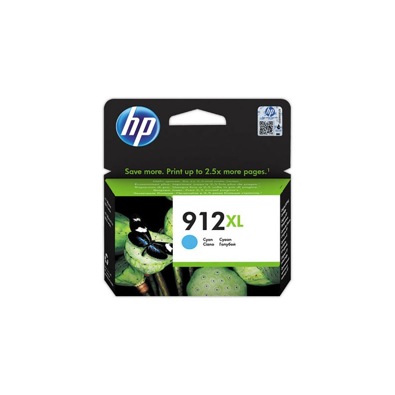 HP 912XL cartouche d'encre cyan 3YL81AE  - Fiducial
