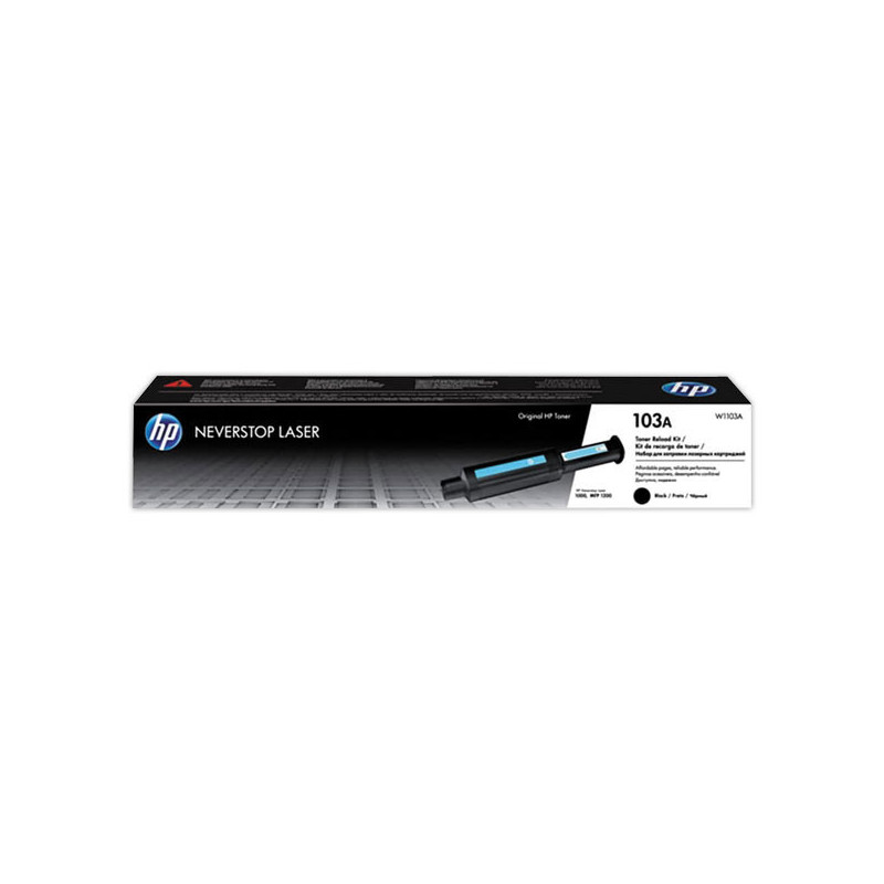 HP 103A W1103A Kit de recharge toner noir  - Fiducial