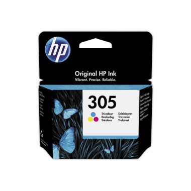 HP 305 cartouche d'encre 3 couleurs 3YM60AE  - Fiducial