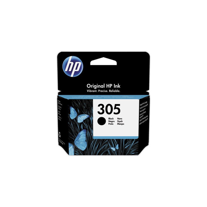 HP 305 cartouche d'encre noir 3YM61AE  - Fiducial