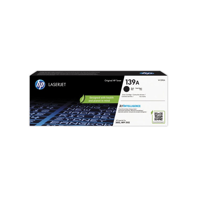 Toner noir HP 139A W1390A noir  - Fiducial
