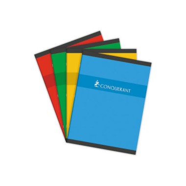 Cahier agrafé Conquérant 70g, 24X32, 5x5, 96 pages  - Fiducial