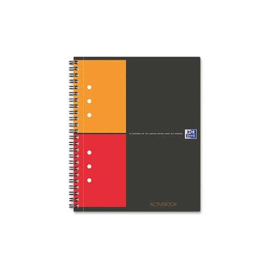 Cahier spirale Activebook - A5 160 Pages-5x5-OXFORD International  - Fiducial