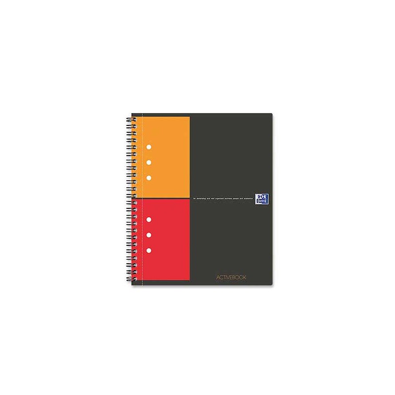 Cahier spirale Activebook - A5 160 Pages-5x5-OXFORD International  - Fiducial