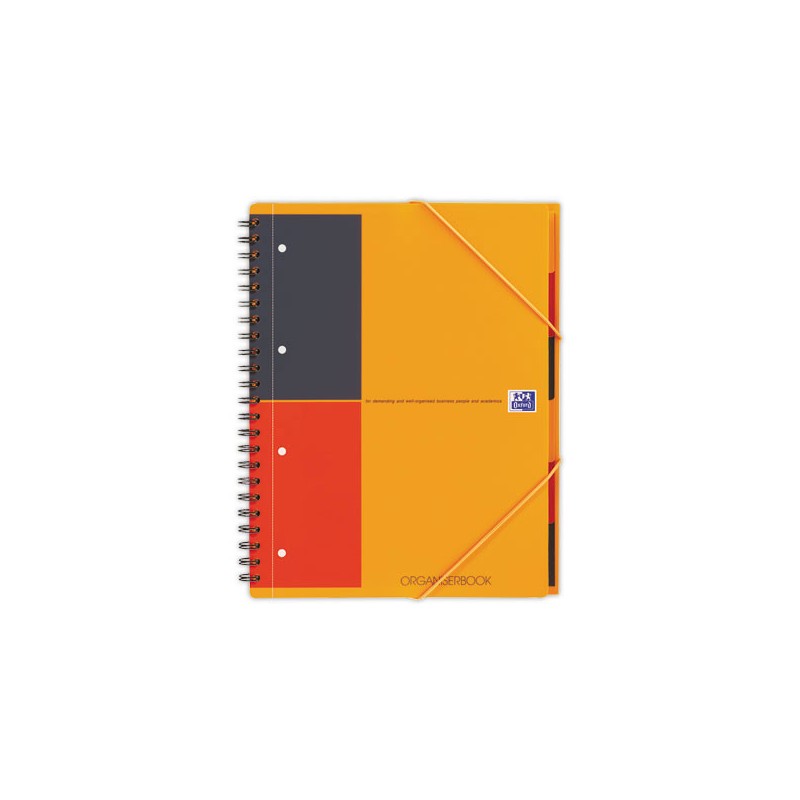 Cahier Organiserbook OXFORD International A4+ - ligné avec chemise  - Fiducial