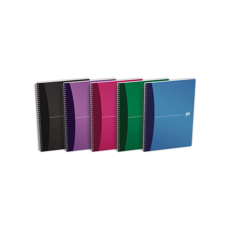 Cahier spirale Oxford Urban A4, 5x5 , 180 pages  - Fiducial