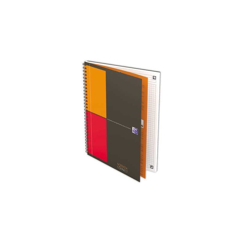 Cahier spirale Notebook B5, 5x5, 160 pages, Oxford International  - Fiducial